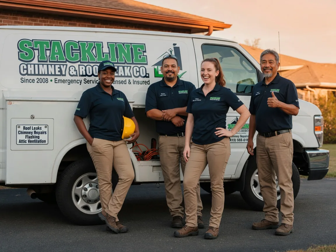 Chimney flashing repair company in Deerfield, VA